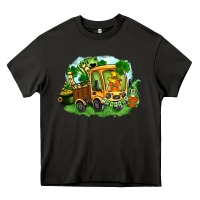 Asphalt truck saint patrick's day Heavy Core Tee - FaDigitalArtStudio