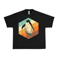 Black penguin retro vintage style penguin Urban Heavy Tee - linhVisuals