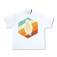 White penguin retro vintage style penguin Urban Heavy Tee - linhVisuals