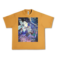Peanut Butter spaceship earth mural Urban Heavy Tee - linhVisuals