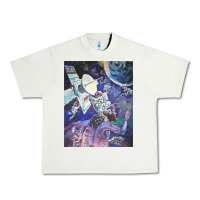 Pistachio spaceship earth mural Urban Heavy Tee - linhVisuals