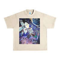 Sandshell spaceship earth mural Urban Heavy Tee - linhVisuals