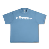 Pebble Blue musky pine forest fishing angler Urban Heavy Tee - linhVisuals