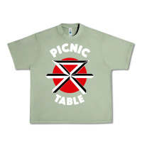 Oil Green picnic table parody Urban Heavy Tee - linhVisuals