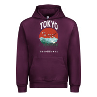 Mauve Wine Tokyo Urban Hoodie - Bettercallsaul