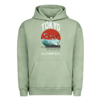 Pigment Oil Green Tokyo Urban Hoodie - Bettercallsaul