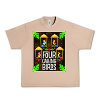 Four Calling Birds Urban Heavy Tee | Teevron