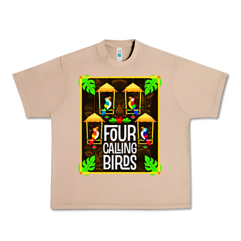 Four Calling Birds Urban Heavy Tee by linhVisuals | Teevron