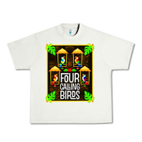 Pistachio four calling birds Urban Heavy Tee - linhVisuals