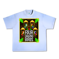 Grape Ice four calling birds Urban Heavy Tee - linhVisuals