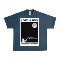Midnight Navy lord huron the night we met Urban Heavy Tee - linhVisuals