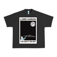 Pigment Black lord huron the night we met Urban Heavy Tee - linhVisuals