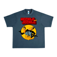 Midnight Navy heckle and jeckle Urban Heavy Tee - linhVisuals