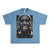 Pebble Blue Asap Rocky Urban Heavy Tee - linhVisuals