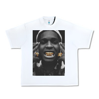 White Asap Rocky Urban Heavy Tee - linhVisuals