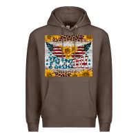 Coffee freedom 4th of july Premium Hoodie - BarkalooDesign