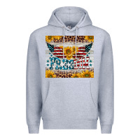 Heather Grey freedom 4th of july Premium Hoodie - BarkalooDesign