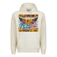 Oatmeal Heather freedom 4th of july Premium Hoodie - BarkalooDesign