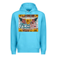 Ocean Blue freedom 4th of july Premium Hoodie - BarkalooDesign
