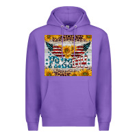 Purple freedom 4th of july Premium Hoodie - BarkalooDesign
