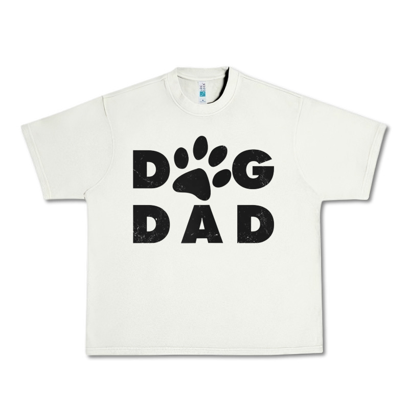 Dog Dad Classic Design Paw Gift T Shirt Urban Heavy Tee by linhVisuals | Teevron