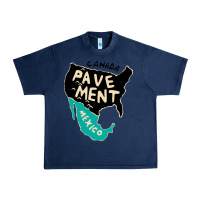 Navy pavement area Urban Heavy Tee - linhVisuals