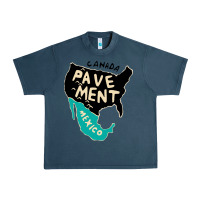 Midnight Navy pavement area Urban Heavy Tee - linhVisuals
