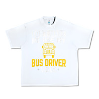White don't make me use bus driver voice school bus driver t shirt Urban Heavy Tee - linhVisuals