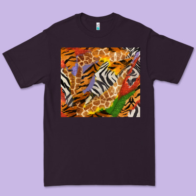 Safari Patterns Tumbler Premium Tee Designed By Bundleandbundleshop