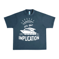 Midnight Navy the implication its always sunny in philadelphia Urban Heavy Tee - linhVisuals