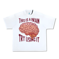 White Brain Urban Heavy Tee - linhVisuals