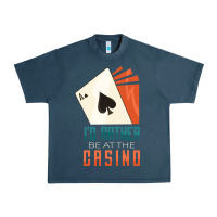 Midnight Navy Casino Urban Heavy Tee - linhVisuals