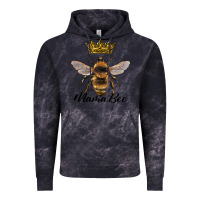 Cloud Black mama bee with crown Vintage Hoodie - Artiststas