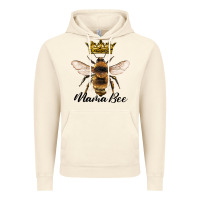 Vintage Artic mama bee with crown Vintage Hoodie - Artiststas
