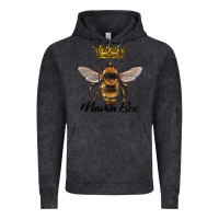 Vintage Black mama bee with crown Vintage Hoodie - Artiststas