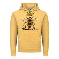 Vintage Mustard mama bee with crown Vintage Hoodie - Artiststas