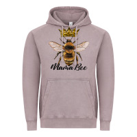 Vintage Zinc mama bee with crown Vintage Hoodie - Artiststas