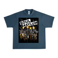Midnight Navy soul asylum Urban Heavy Tee - linhVisuals