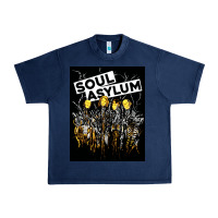 Navy soul asylum Urban Heavy Tee - linhVisuals