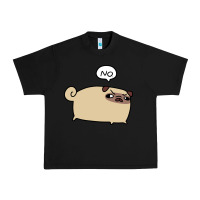 Black no pug Urban Heavy Tee - linhVisuals