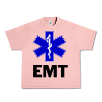 Salmon emt ems paramedic star of life caduceus t shirt Urban Heavy Tee - linhVisuals