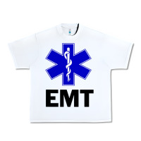 White emt ems paramedic star of life caduceus t shirt Urban Heavy Tee - linhVisuals