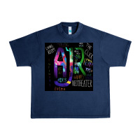 Navy #ajr (9) Urban Heavy Tee - linhVisuals