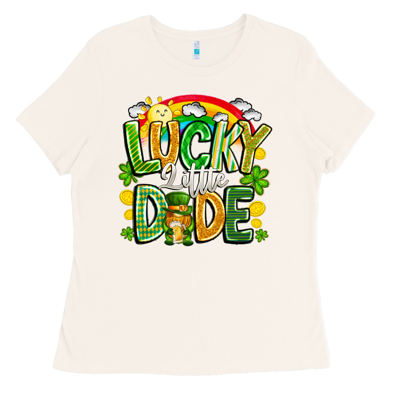 Lucky Little Dude Ladies Tee by CowhideDigitalArt | Teevron