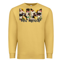 Antique Gold new mexico state cowhide serape cactus Premium Sweatshirt - RanaPortraitStore