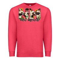 Cardinal new mexico state cowhide serape cactus Premium Sweatshirt - RanaPortraitStore