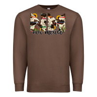 Chestnut new mexico state cowhide serape cactus Premium Sweatshirt - RanaPortraitStore