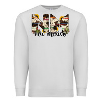 Dove Grey new mexico state cowhide serape cactus Premium Sweatshirt - RanaPortraitStore