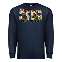 Navy new mexico state cowhide serape cactus Premium Sweatshirt - RanaPortraitStore