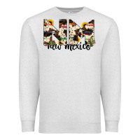 Oatmeal Heather new mexico state cowhide serape cactus Premium Sweatshirt - RanaPortraitStore